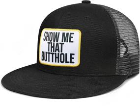 img 1 attached to LGBTQ Rainbow Butthole Snapback Women Sports & Fitness