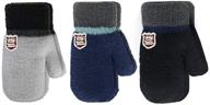 orvinner mittens: trendy blue-green boys' accessories for toddler children logo