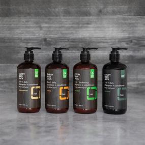 img 1 attached to 🥥 Thickening Shampoo + Conditioner Twin Pack by Every Man Jack - Coconut, Aloe, and Tea Tree Oil Formula for Thicker, Clean and Hydrated Hair - Naturally Derived with No Harmful Chemicals