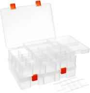 fgcase organizer container adjustable compartments logo