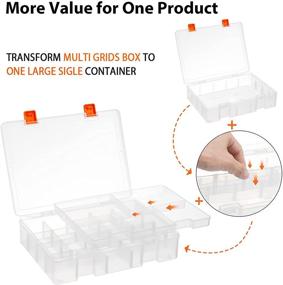 img 2 attached to FGcase Organizer Container Adjustable Compartments