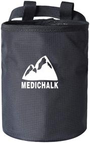 img 4 attached to 🧗 Togear Chalk Bag - Ideal for Rock Climbing, Weightlifting, Bouldering & Gymnastics, Includes Quick-Clip Belt - Must-Have Workout Accessory