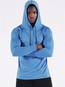 img 3 attached to CADMUS Workout Fishing Protection Hoodies Men's Clothing and Active