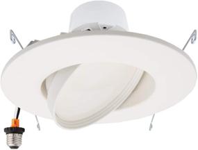 img 4 attached to 💡 Диммируемый промышленный электрический ретрофит-доунлайт Maxxima с поворотной функцией