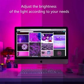 img 1 attached to Segrass 16.4ft RGB LED Strip Lights: 🌈 Color Changing Lights for Bedroom with Remote Controller