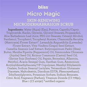 img 1 attached to 💫 Bliss Micro Magic Skin-Renewing Microdermabrasion Scrub - Tightens Pores & Brightens Skin - Straight-from-the-Spa Efficacy - 3.4 fl oz - Paraben Free, Cruelty Free