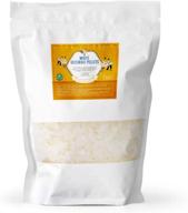 🕯️ premium 2lb white beeswax pellets: melt effortlessly for candle making and diy projects logo