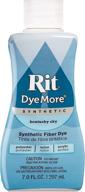 🎨 rit dyemore advanced liquid dye in kentucky sky: perfect for polyester, acrylic, nylon, and more, 7-ounce bottle logo