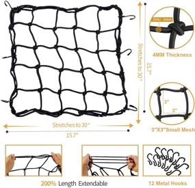 img 3 attached to Stretches Elastic Motorcycle Luggage Stretchable