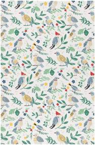 img 2 attached to 🦜 Now Designs Flock Together Cotton Kitchen Towel - 2177294AA