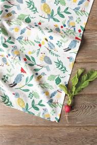 img 1 attached to 🦜 Now Designs Flock Together Cotton Kitchen Towel - 2177294AA