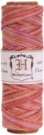 hemp cord spool - variegated 10# with 205 feet per package - taffy color logo