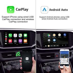 img 1 attached to Беспроводной USB-донгл Carplay с микрофоном - совместим с автомобильной мультимедийной системой Android версии 4.4.2 или выше - поддержка Carlinkit с проводным подключением Android Auto и беспроводным отображением Carplay - онлайн-обновлюямый бокс