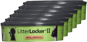 img 1 attached to 💩 Litter Locker II 6-Pack Refill Cartridge: Convenient and Long-lasting Solution for Odor-Free Cat Litter Disposal