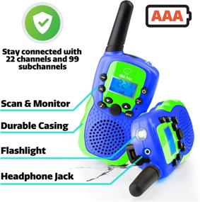 img 1 attached to Kids' Walkie 📻 Talkies by USA Toyz