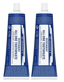 img 3 attached to 🦷 Dr. Bronner's Peppermint Toothpaste 5 oz - Pack of 2, Paste by Dr. Bronner's