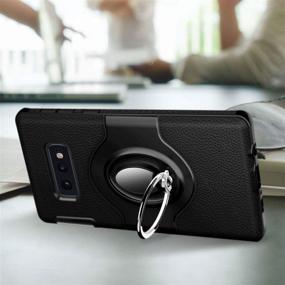 img 1 attached to eSamcore Samsung Galaxy S10e Case - Ring Holder Kickstand | Magnetic Phone Car Mount for S10e (2019 Release) [Black]