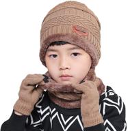 🧢 beanie scarves for toddlers and children: danmy boys' accessories for hats & caps logo