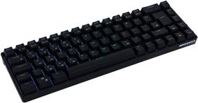 img 2 attached to 🔵 EPOMAKER S68 Bluetooth Mechanical Keyboard 68 Keys - Wired/Wireless, Backlit, 5 Device Support, Double Shot ABS Keycaps for Mac/Windows & Gaming (Blue Switch, Black)