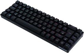 img 1 attached to 🔵 EPOMAKER S68 Bluetooth Mechanical Keyboard 68 Keys - Wired/Wireless, Backlit, 5 Device Support, Double Shot ABS Keycaps for Mac/Windows & Gaming (Blue Switch, Black)