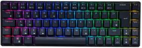 img 4 attached to 🔵 EPOMAKER S68 Bluetooth Mechanical Keyboard 68 Keys - Wired/Wireless, Backlit, 5 Device Support, Double Shot ABS Keycaps for Mac/Windows & Gaming (Blue Switch, Black)