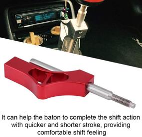 img 2 attached to 🚗 Enhance Shifting Experience with our Stainless Steel Adjustable Shift Extension Shifter Knob Kit for Honda Manual Shift Knob