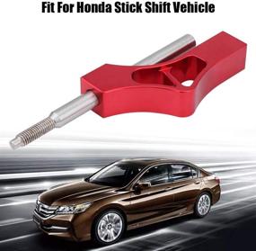 img 3 attached to 🚗 Enhance Shifting Experience with our Stainless Steel Adjustable Shift Extension Shifter Knob Kit for Honda Manual Shift Knob