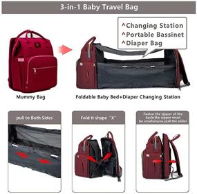 img 2 attached to Backpack Essentials Newborn Bassinet Changing Diapering for Diaper Bags