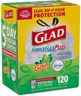 сумка для мусора glad forceflex kitchen gallon оригинал логотип