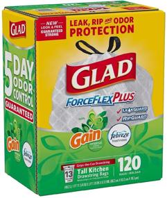 img 4 attached to Сумка для мусора Glad ForceFlex Kitchen Gallon Оригинал