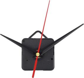 img 4 attached to ⏰ Mudder Black and Red Quartz Clock Movement Mechanism - Maximum 3/25 Inch Dial Thickness, Shaft Length of 1/2 Inch