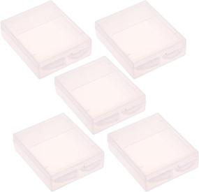 img 4 attached to 📦 Value Pack of 5 Clear Plastic Protective Storage Case Boxes for GoPro Hero Battery (AHDBT-401)