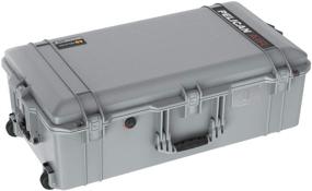 img 4 attached to Pelican Air 1615 Case No Foam with Push Button Latches - Silver (2020 Edition)