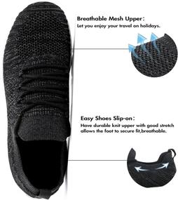 img 3 attached to Ouumeis Breathable Lightweight Athletic Sneakers Men's Shoes