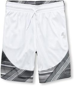 img 1 attached to 🩳 Boys' White Print Shorts - Children's Place Clothing Shorts