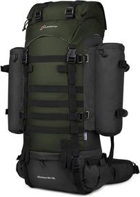 img 4 attached to Внутренний рюкзак Mardingtop Traveling Green M403