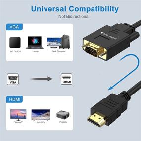 img 3 attached to VGA To HDMI Adapter Cable 15FT/4