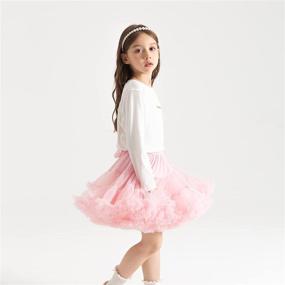 img 2 attached to Baby Girls Tutu Skirt: Princess Fluffy Soft Tulle Pettiskirt for Ballet Birthday Party (9M-8T)