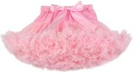 baby girls tutu skirt: princess fluffy soft tulle pettiskirt for ballet birthday party (9m-8t) logo