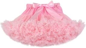 img 4 attached to Baby Girls Tutu Skirt: Princess Fluffy Soft Tulle Pettiskirt for Ballet Birthday Party (9M-8T)