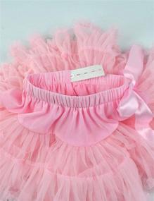 img 1 attached to Baby Girls Tutu Skirt: Princess Fluffy Soft Tulle Pettiskirt for Ballet Birthday Party (9M-8T)