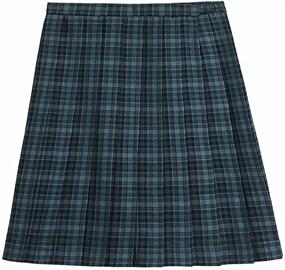 img 4 attached to Dlynmoo Pleated Skater Uniform Girls' Clothing - Ideal for Skirts & Skorts, with a Flattering Waistline