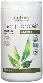 img 3 attached to Nutiva Organic Hemp Protein Hi Fiber