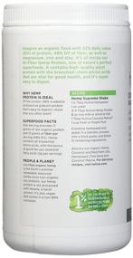 img 2 attached to Nutiva Organic Hemp Protein Hi Fiber