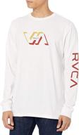 👕 medium rvca graphic sleeve facets shirt logo