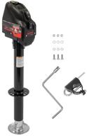 🐶 bulldog 500199 powered drive a-frame tongue jack - 4000 lb. capacity (black cover) with spring loaded pull pin logo