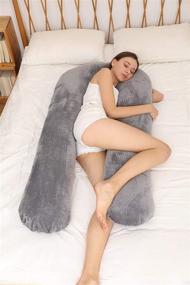 img 2 attached to EVOLIVE Shaped Pregnancy Pillow Removable