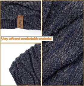 img 3 attached to 🧣 DANMY Winter Hats for Women: Chunky Cable Knit Beanie Hats, Warm & Soft Women's Beanies for Winter