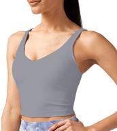 longline camisole removable wirefree fitness logo