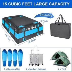 img 3 attached to Yokolos Rooftop Carrier Waterproof Anti Slip